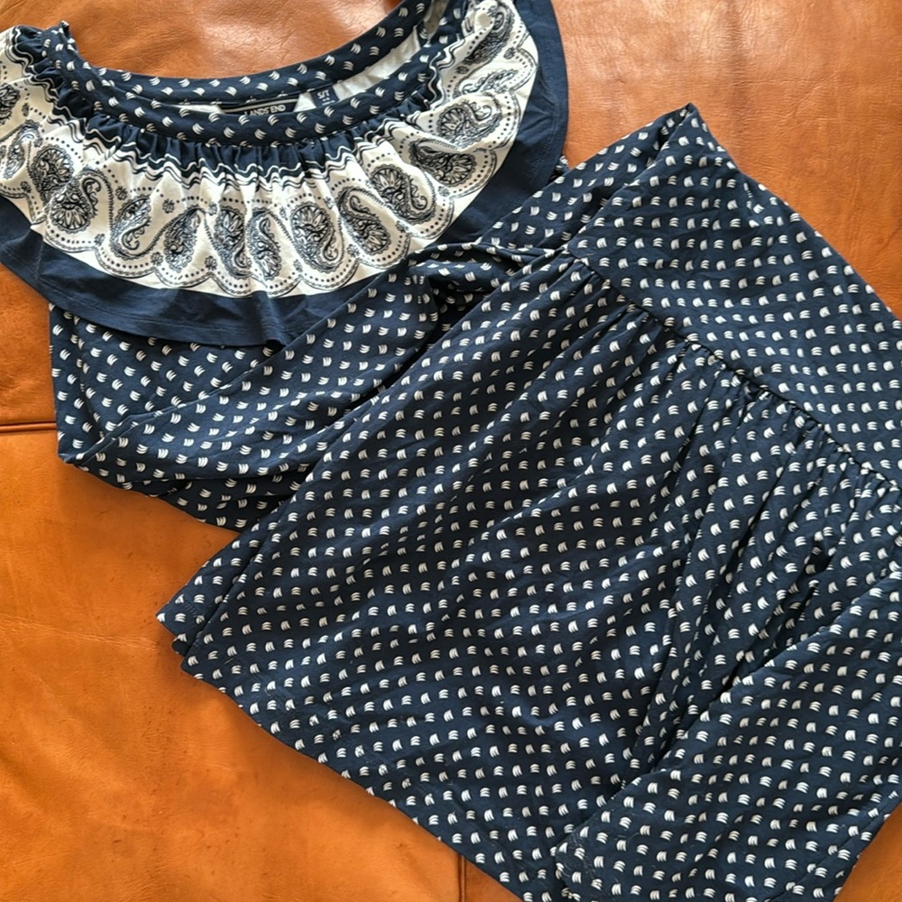 Lands end maxi dress S/T 6-8